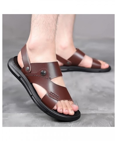 Men sandals Red Flats Shoes Men Flip Flops Men Slides Men Black Platform Heels White Wedges Shoes For Men Heeled sandal A-bro...