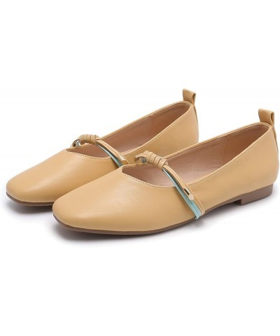 Women Ballerinas, Dolly Shoes Comfortable and Simple Perfect for Leisure, Office Work, School, Indoor, Outdoor, Walking,Flesh...