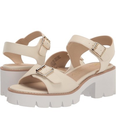 Women's So Famous Heeled Sandal Off-white $33.59 Sandals