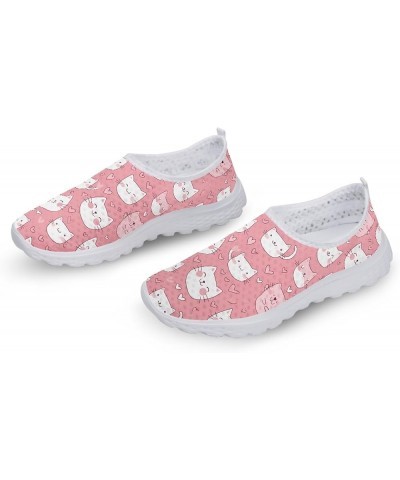 Floral Shoes for Women Sneakers Fashion Slip On Walking Shoes Breathable Mesh Non Slip Running Sports Shoes Style-17 $21.06 A...