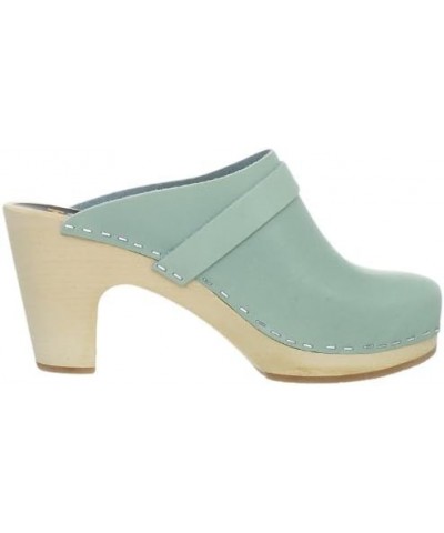 Women's Slip-In Super High Mule Mint $83.36 Mules & Clogs