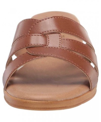 Women's Wedge Sandal Tan $18.68 Sandals