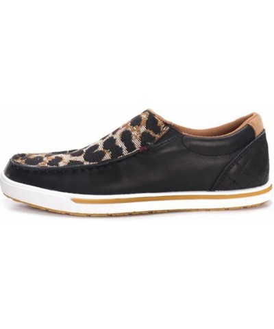 Women's Slip-On Kicks, Black & Cheetah, 8 M $37.78 Loafers & Slip-Ons