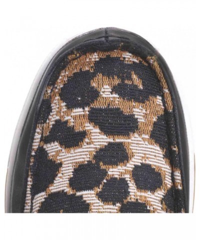 Women's Slip-On Kicks, Black & Cheetah, 8 M $37.78 Loafers & Slip-Ons