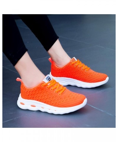 Canvas Sneakers Slip On 2022, Sneakers for Women Slip on Flats Platform Shoes Slippers Breathable Walking Sneaker Orange $17....