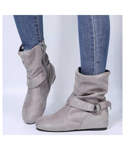 Women's Booties And Ankle Boots Womens Boots Ankle Low Heel Pink Cowboy Hats And Boots Cutouts Wide Booties for Women Silver ...