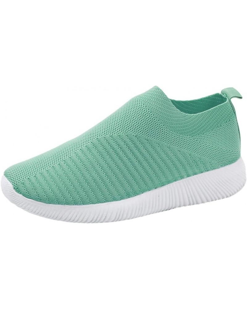 Women Outdoor Mesh Shoes Casual Slip On Comfortable Soles Running Sports Shoes Womens Running Sneakers Wpacwp2 (White, 7.5) 7...