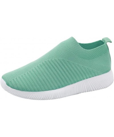 Women Outdoor Mesh Shoes Casual Slip On Comfortable Soles Running Sports Shoes Womens Running Sneakers Wpacwp2 (White, 7.5) 7...