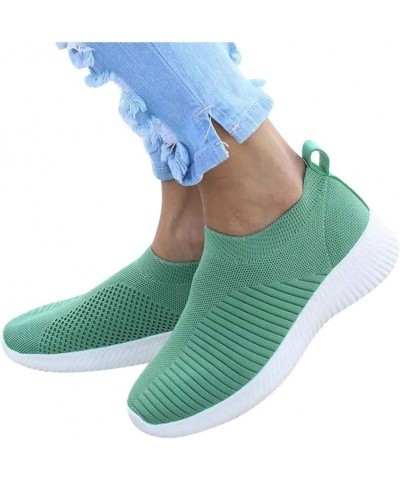 Women Outdoor Mesh Shoes Casual Slip On Comfortable Soles Running Sports Shoes Womens Running Sneakers Wpacwp2 (White, 7.5) 7...