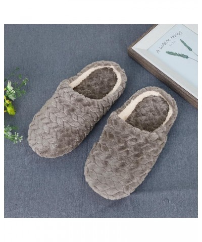 Men Slippers Indoor Outdoor House Shoes Slip On Loafers for Adult Warm Indoor Shoes House Slippers for Men with Arch Support ...