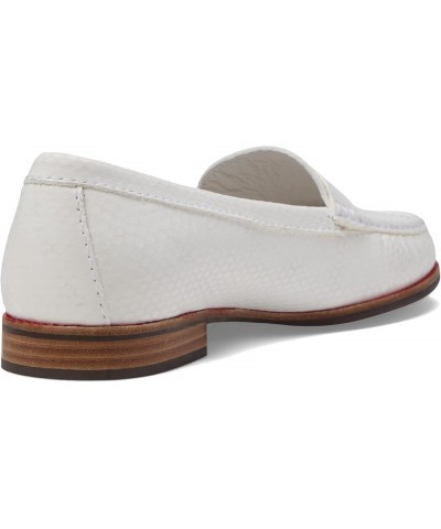 Women's East Village Loafer White Snake $49.33 Loafers & Slip-Ons