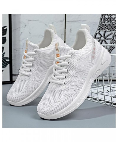 Sneakers for Women Women's Sneakers Lightweight Women's Wedge Sneakers Ladies Sketcher Slip On Sneakers 2-white $13.50 Athlet...