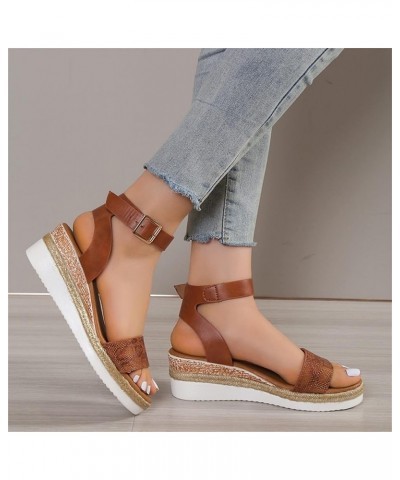 Espadrilles for Women Sandals Womens Summer Heels and Wedges Espadrilles Wedges Low Heel Wide Espadrilles Ladies Summer Slip-...