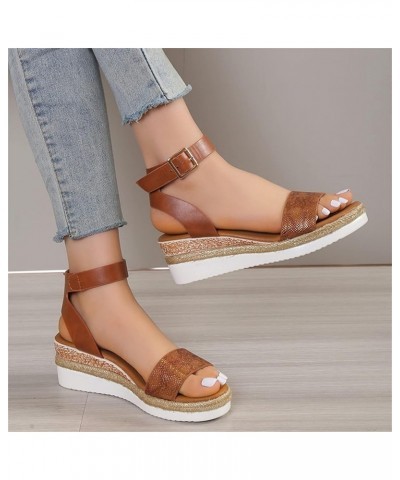 Espadrilles for Women Sandals Womens Summer Heels and Wedges Espadrilles Wedges Low Heel Wide Espadrilles Ladies Summer Slip-...