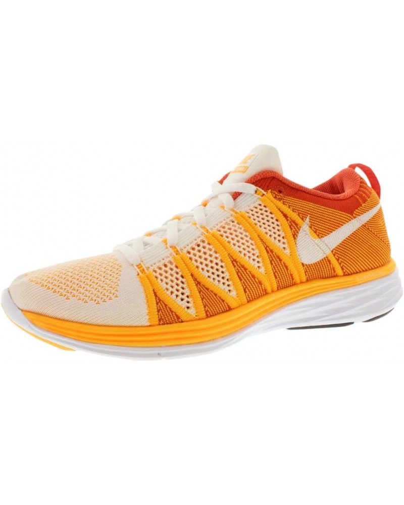 Women's Flyknit Lunar2 Running Shoes. Size 11. White/White-Laser Orange-Team Orange $78.30 Athletic Shoes