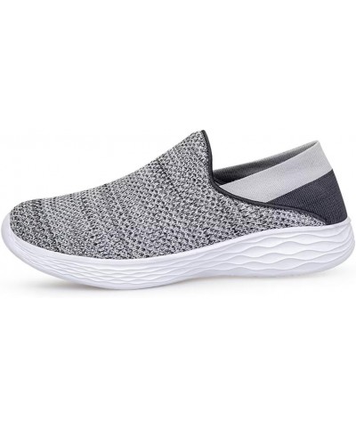 Women's and Men's Casual Walking Shoes Breathable Mesh Workout Shoes Non Slip Athletic Sports Running Sneakers Outdoors Grey ...