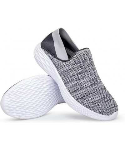 Women's and Men's Casual Walking Shoes Breathable Mesh Workout Shoes Non Slip Athletic Sports Running Sneakers Outdoors Grey ...