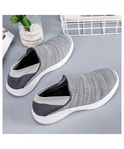 Women's and Men's Casual Walking Shoes Breathable Mesh Workout Shoes Non Slip Athletic Sports Running Sneakers Outdoors Grey ...