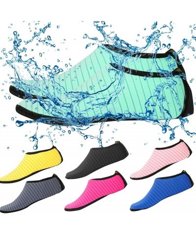 Water Shoes Barefoot Quick-Dry Aqua Yoga Socks Aqua Socks for Women Men Beach Swim Surf Yoga Exercise Water Sports Shoes (Pin...