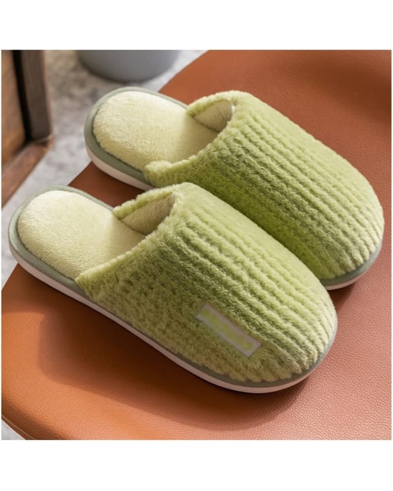 Soft Indoor Warm Anti-Skid Plush Slippers，Women's Yellow Thickened Soft Bottom Comfortable House Cotton Slippers，for Girl，Gif...