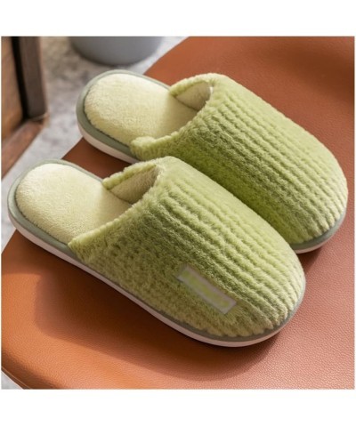 Soft Indoor Warm Anti-Skid Plush Slippers，Women's Yellow Thickened Soft Bottom Comfortable House Cotton Slippers，for Girl，Gif...