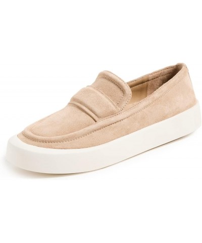 Women's Ghita Slip On Sneakers Dune Beige Suede $45.23 Fashion Sneakers