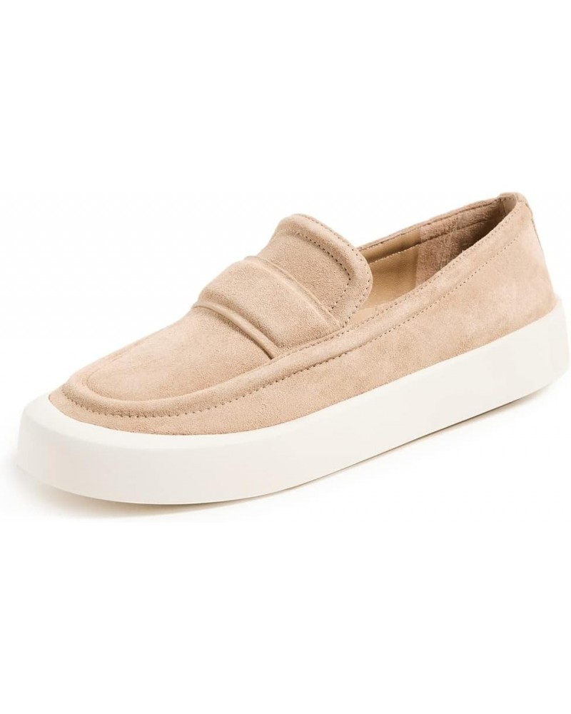 Women's Ghita Slip On Sneakers Dune Beige Suede $45.23 Fashion Sneakers