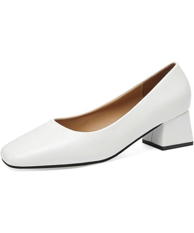 Women's Ballet Flats - Round Toe Classic Office Flat Shoes. Cf1-white $15.55 Sandals