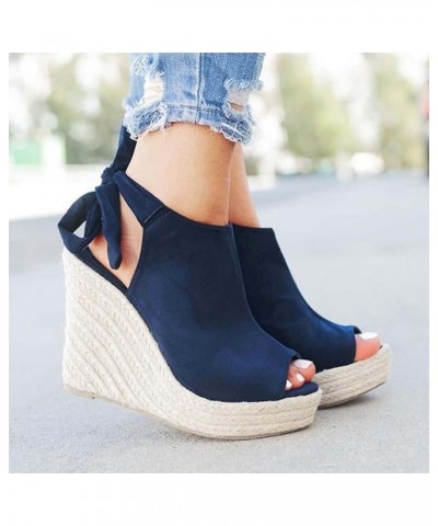 Strappy Sandals for Women Dressy Summer, Platform Sandals，Wedge Sandals for Women，Women's Summer Sandals Casual Comfortable F...