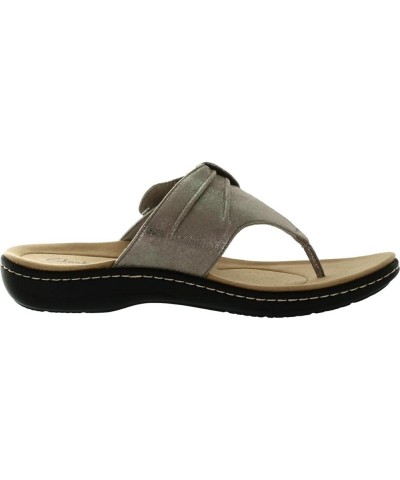 Womens Laurieann Rae Taupe Metallic Synthetic $18.43 Sandals