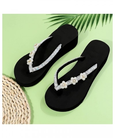 Thong Sandals for Women Flat Casual dressy summer Shoes Flower Fashion Slippers Open Toe Beach Shoes slip on sandal, 8white $...