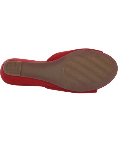 Womens Pavan Slide Red $24.29 Sandals