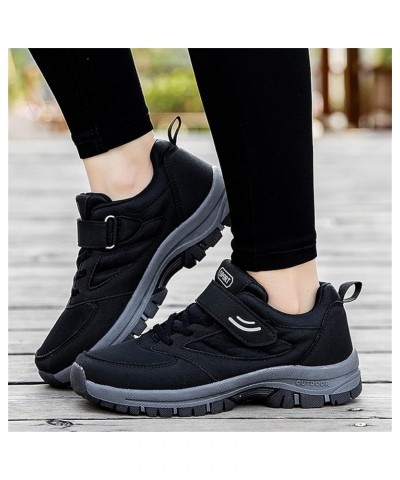 Womens Casual Shoes, Slip On Low Top Sneaker Comfortable Outdoor Walking Shoes Plat Form Loafers Black $16.31 Fashion Sneakers