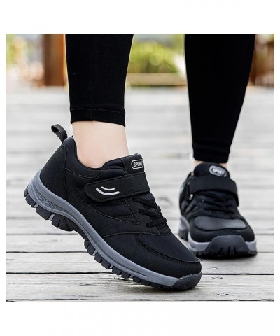 Womens Casual Shoes, Slip On Low Top Sneaker Comfortable Outdoor Walking Shoes Plat Form Loafers Black $16.31 Fashion Sneakers