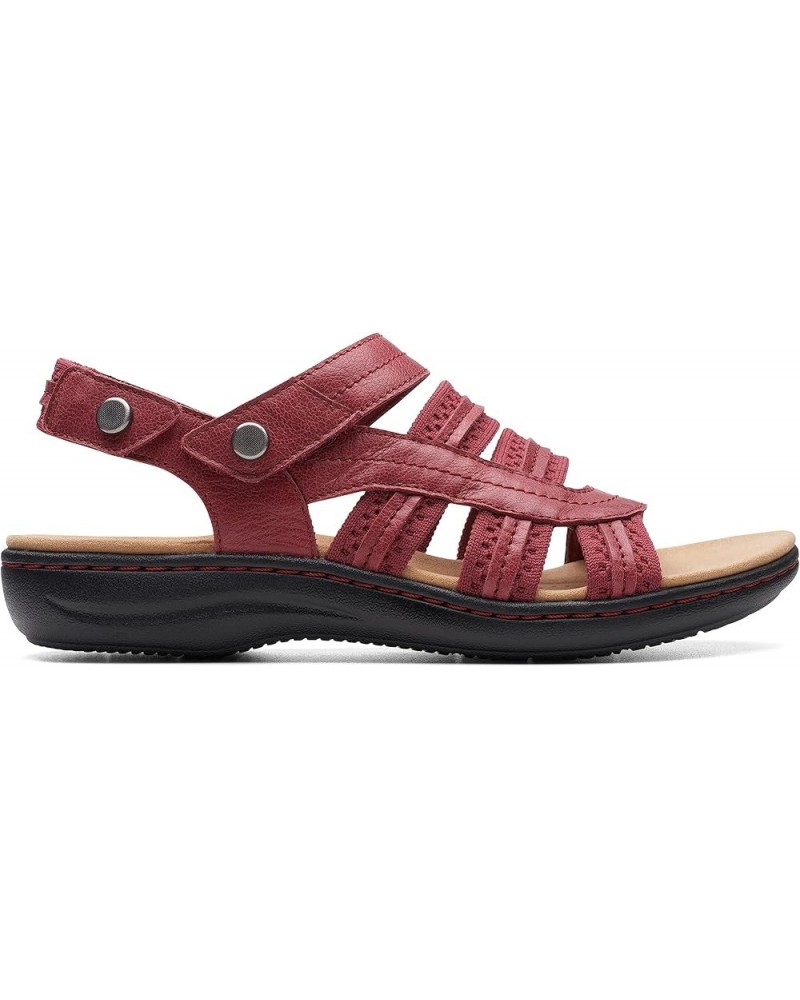 Women's Laurieann Erin Flat Sandal, Black Combi, 8 Wide 9 Wide Red Combi $28.67 Sandals