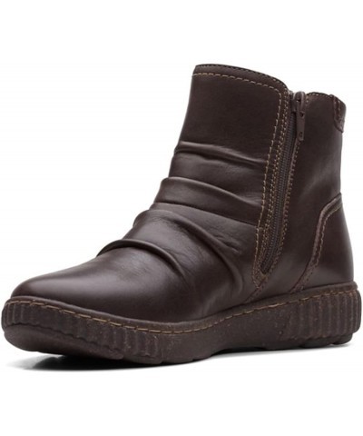 Womens Caroline Orchid Dark Brown Leather $37.14 Boots