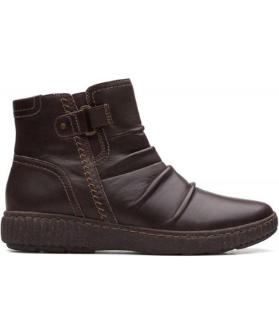 Womens Caroline Orchid Dark Brown Leather $37.14 Boots