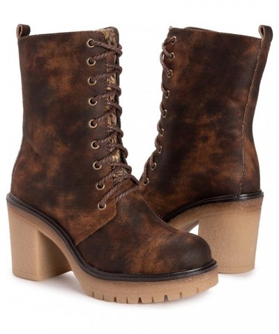 Women's Riser Jazz Boots Brown $18.00 Boots