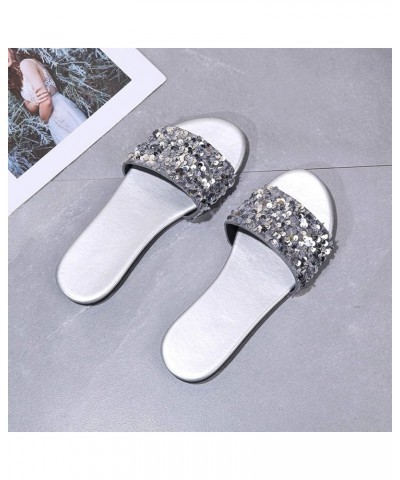 flat sandal strappy sandals for women ankle strap flats strap sandals for women Flat Sandals for Women ankle strap Z 03-silve...