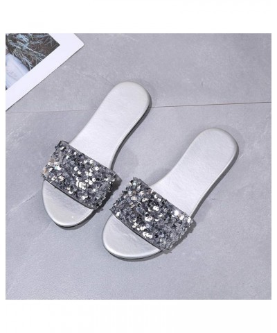 flat sandal strappy sandals for women ankle strap flats strap sandals for women Flat Sandals for Women ankle strap Z 03-silve...