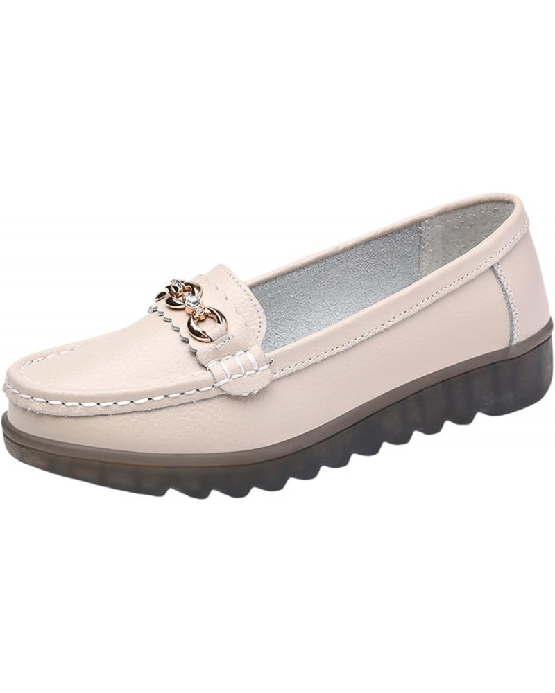 Sandals Women Summer Casual Versatile Lightweight Women Flat Stylish Slip On Shoes Wedge White $14.00 Athletic Shoes