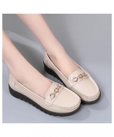 Sandals Women Summer Casual Versatile Lightweight Women Flat Stylish Slip On Shoes Wedge White $14.00 Athletic Shoes