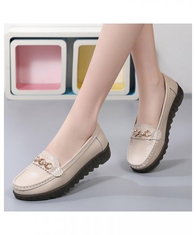 Sandals Women Summer Casual Versatile Lightweight Women Flat Stylish Slip On Shoes Wedge White $14.00 Athletic Shoes