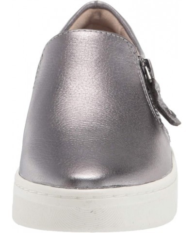 Women Hawthorn Sneakers Pewter Leather $46.91 Fashion Sneakers