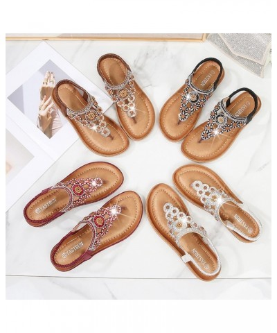 Wedge Sandals Women Flats Shoes Flip Flip Flops For Women Bling Sandals For Women Flats For Girls Size 5 Womens Sandal Gold S...