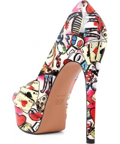 Women's Peep Toe Pumps Platform High Heel Sandals Dress Shoes Multi Color $40.49 Sandals