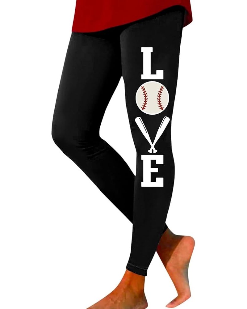 Winter Maternity Clothes for Work Baseball Letters 3D Printed Yoga Pants Leggings Cropped Leggings for Women Pants - Grey $8....