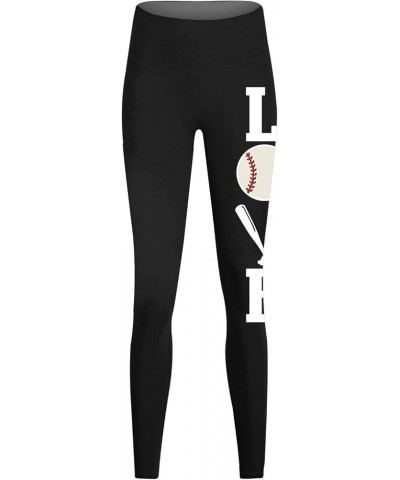 Winter Maternity Clothes for Work Baseball Letters 3D Printed Yoga Pants Leggings Cropped Leggings for Women Pants - Grey $8....