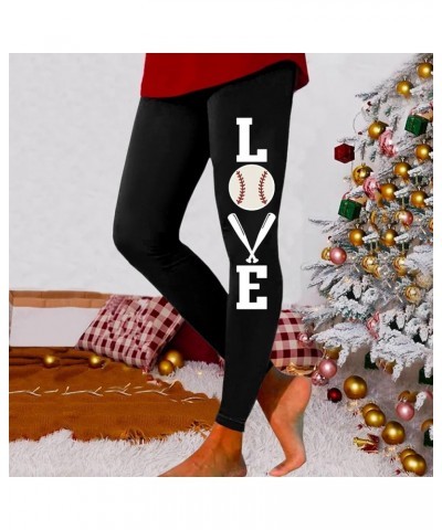 Winter Maternity Clothes for Work Baseball Letters 3D Printed Yoga Pants Leggings Cropped Leggings for Women Pants - Grey $8....