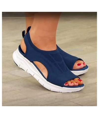 Orthopedic Sandals for Women Walking Slippers with Arch Support Anti-Slip Slide Sport Sandals-Mesh Upper Breathable Sandal Sl...